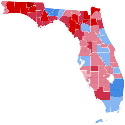 Florida Presidential Election Results 2008.svg