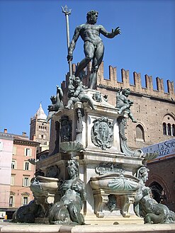 Fontaine de Neptune à Bologne, 1565.
