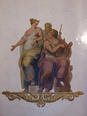 Композиция «Парис и Елена» (1820-е). Михайловский дворец