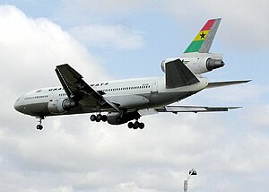 McDonnell Douglas DC-10 used by Ghana Airways