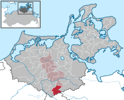 Läget för kommunen Glewitz i Landkreis Vorpommern-Rügen