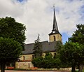 Kirche St. Peter mit Ausstattung, Kirchhof und Einfriedung