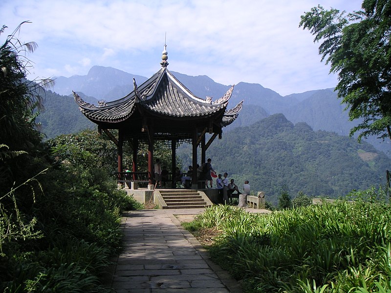 File:Guangfu pavilion at Mount Emei.JPG