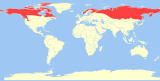 Aire de répartition du Glouton