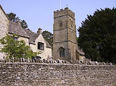 Picture of village church