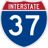 37號州際公路 marker
