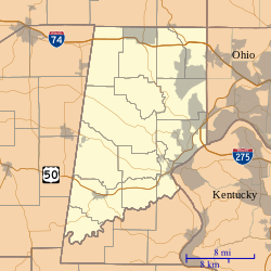 Guilford is located in Dearborn County, Indiana