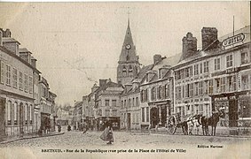 La rue de la République, avant la Première Guerre mondiale.
