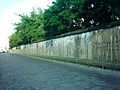 erhaltenes Teilstück der Berliner Mauer am Abgeordnetenhaus von Berlin