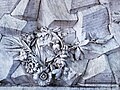 Detalle ornamental del mausoleo