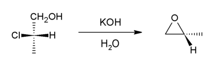 Synthese von Methyloxiran aus 2-Chlorpropansäure