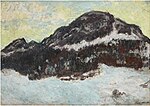 "Mont Kolsaas, au déclin du jour" (1895) Claude Monet (W1414)