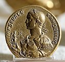 Gold-Multiplum (irreguläres Mehrfachstück) des Severus Alexander, um 230