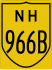 National Highway 966B marker