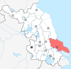 Localisation de Nantong