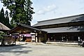 Sanshuden Hall at Nyakuichiouji Shrine (photographed on July 22, 2018)