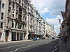 View of Pall Mall, London, with old buildings