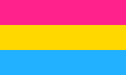 Флаг пансексуальной гордости