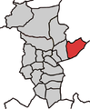 Localización da parroquia de Galgao