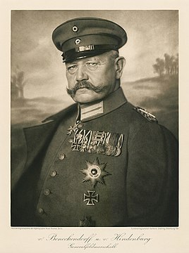 25. Paul von Hindenburg