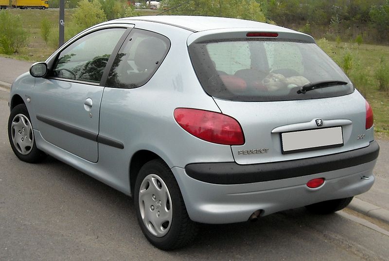 File:Peugeot 206 rear 20090416.jpg