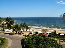 Playa Mansa from the Planeta Palace Hotel, Atlantida, Uruguay.jpg