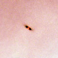 Dark proplyd 132-1832 in the Orion Nebula, from Hubble Space Telescope