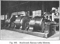 Turbosoufflante de Rateau, en service au début du XXe siècle à Philadelphie.