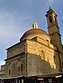 De buitenkant van de Sagrestia Nuova van de Sint-Laurensbasiliek in Florence