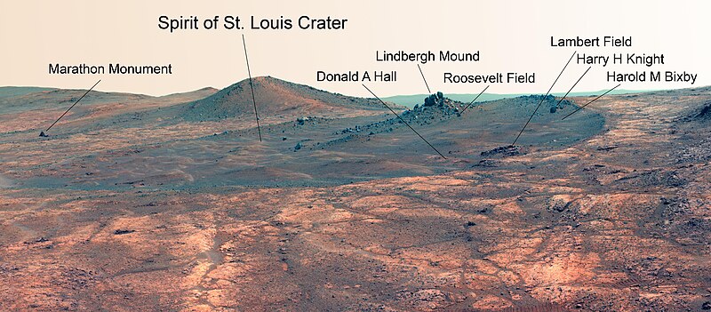 Spirit-st-louis-mars-crater-opportunity-rover-labeled-false-color-PIA19394wiki.jpg
