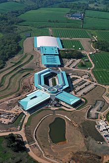 St George's Park is the training ground of the England national football team St Georges Park Aerial May 2012.jpg