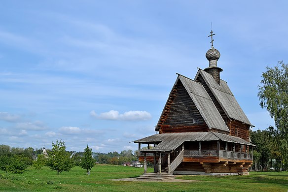 119. Никольская церковь из села Глотово Юрьев-Польского района, Суздаль Автор — Dmitry Ivanov