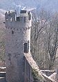 Ein Turm der Burg