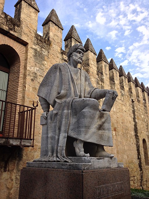 Statue of the sitting man in Arabic garb