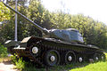 Т-44 в составе экспозиции военной техники в городском парке города Вольска