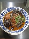 Tantanmen (担々麺, noodles topped with spicy ground beef