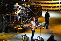 The Police onstage