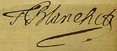 signature de Thomas Blanchet