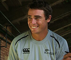 Tim Southee at a training session at the Adela...