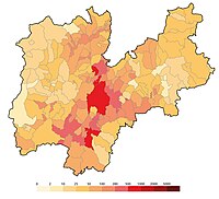 Densità di popolazione (2020)