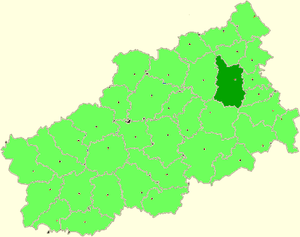 Бежецкий муниципальный округ на карте