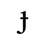 Voiced palatal stop (vector).svg