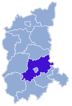 Location within the voivodeship