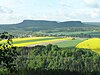 Zschirnsteine: Großer Zschirnstein (links), Kleiner Zschirnstein (rechts)