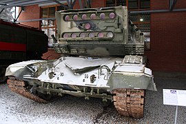1K17 Szhatie, véhicule laser de l'Union soviétique et prédécesseur du Peresvet