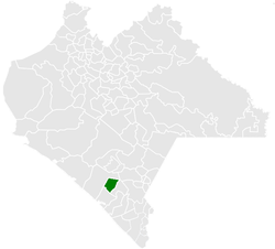 Municipality o Acacoyagua in Chiapas