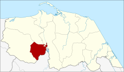 Amphoe location in Pattani Province