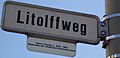 Litolffweg — Straßenschild/Street sign
