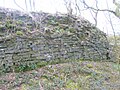 A view of the lime kiln side wall.