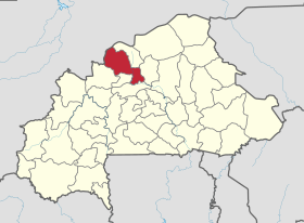 Localisation de Yatenga